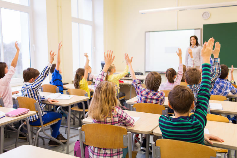 students in class