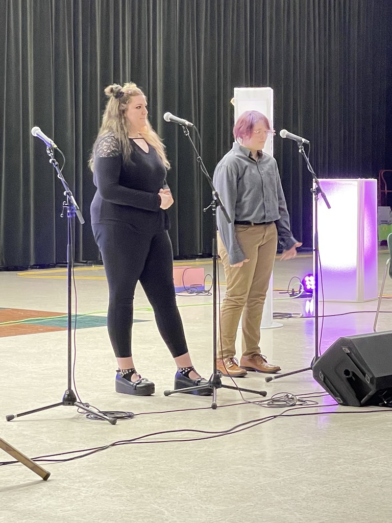 students performing